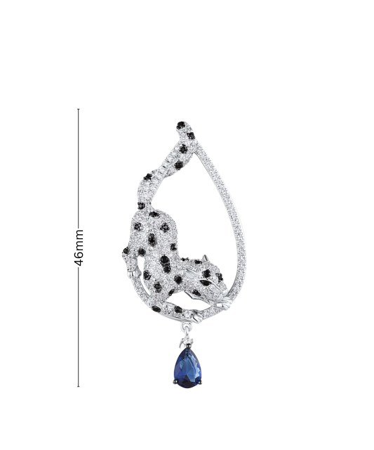 Sterling Silver pendant with spinels and zircons