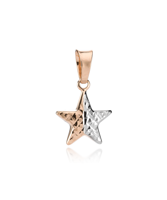 Gold pendant "star"