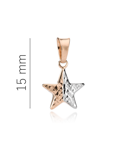 Gold pendant "star"