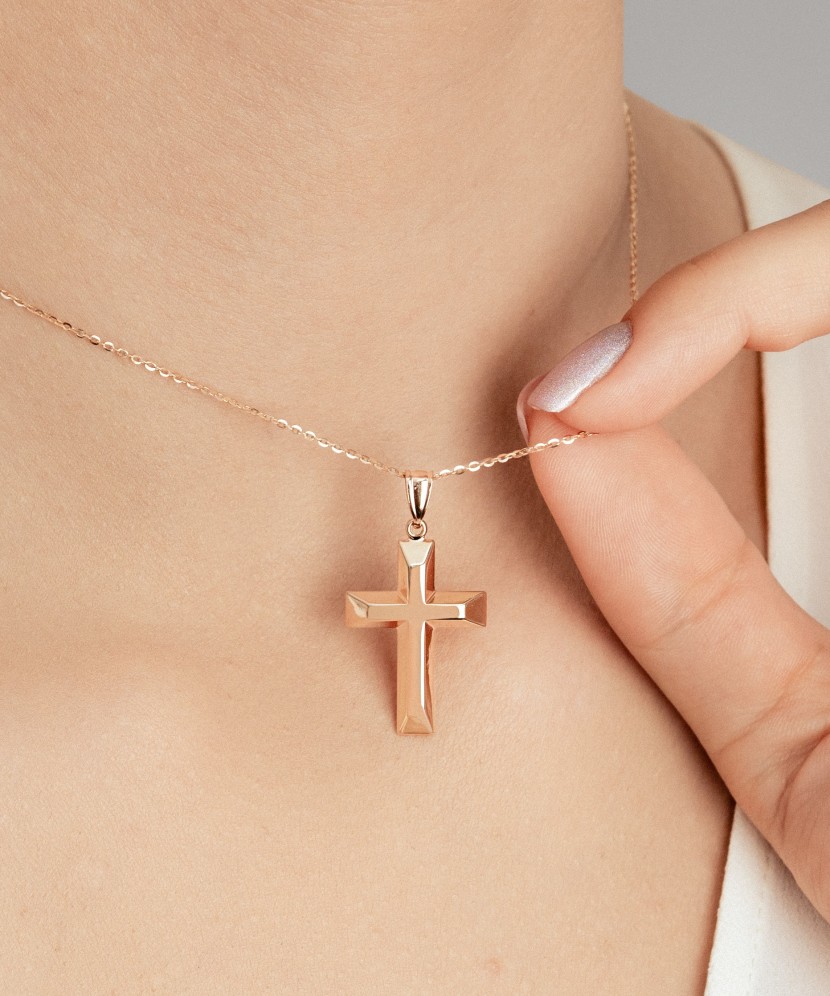 Gold pendant "cross"