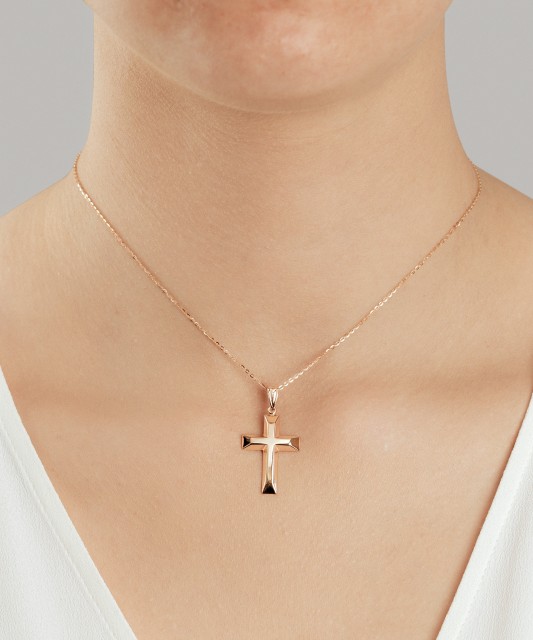Gold pendant "cross"