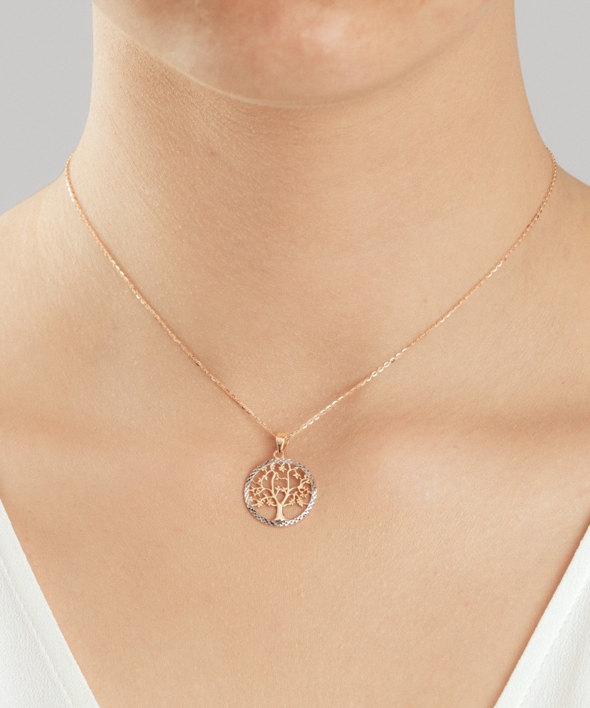 Gold pendant "Tree of life"