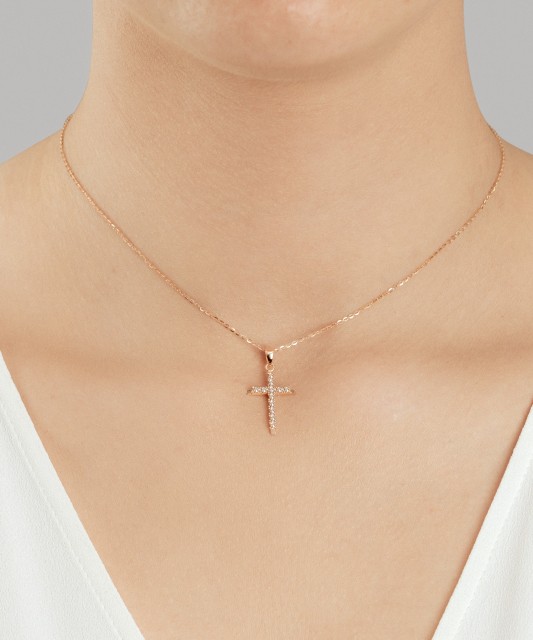 Gold pendant "cross"
