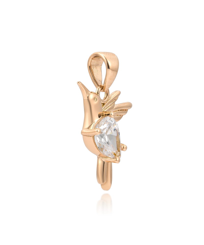 Kultainen riipus zirkonialla