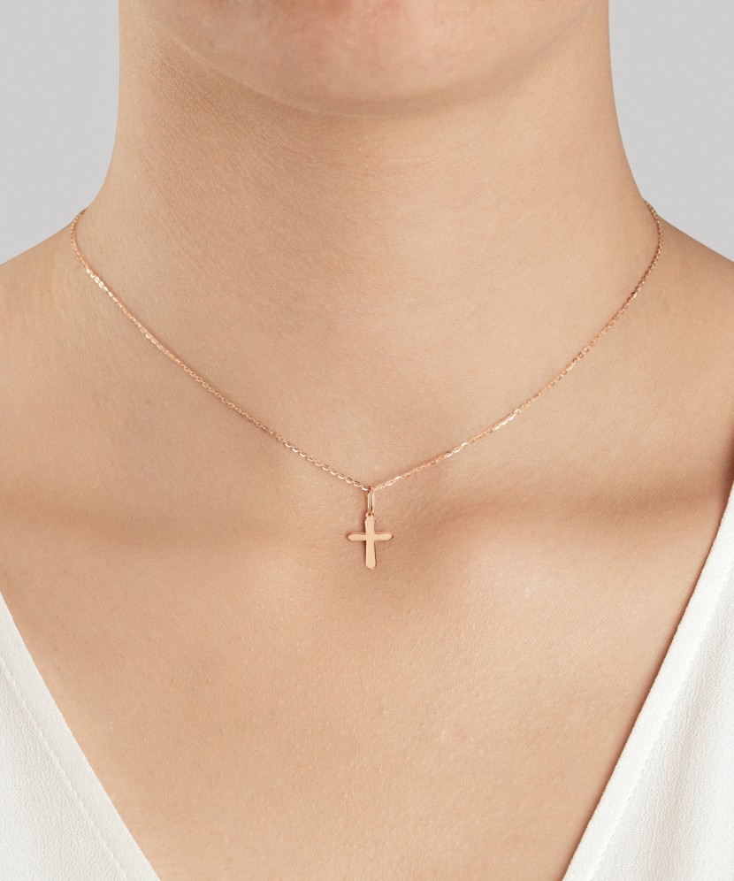 Gold pendant "cross"
