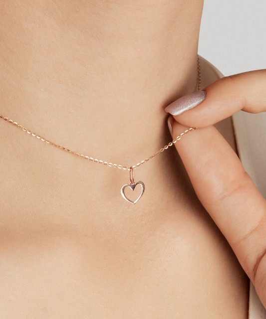 Gold pendant "heart"