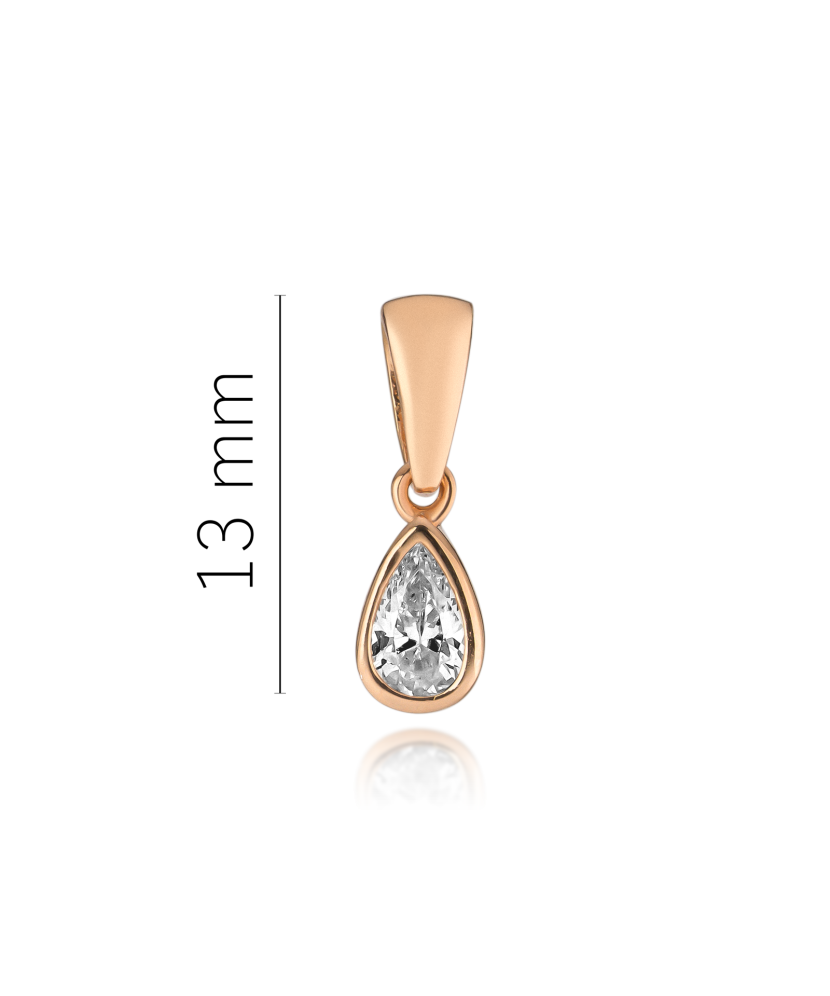 Kultainen riipus zirkoneilla