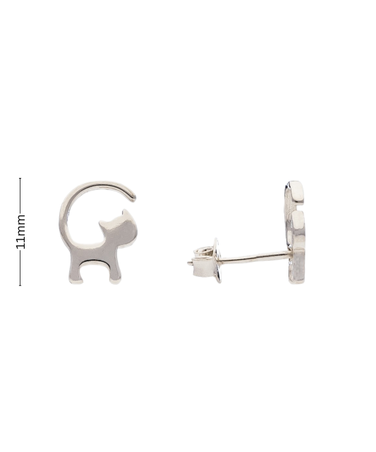 Sterling silver earrings "Kats"