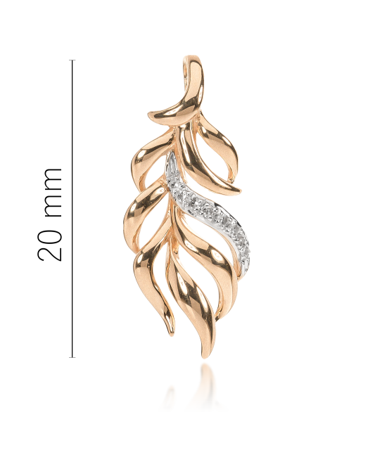 Kultainen riipus timanteilla