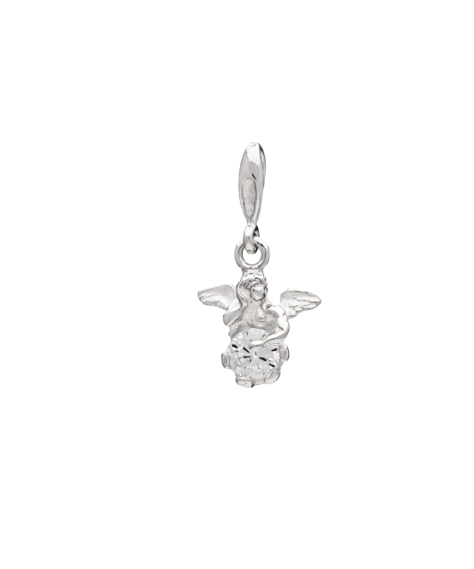 Sterling silver pendant with zirconium "angel"