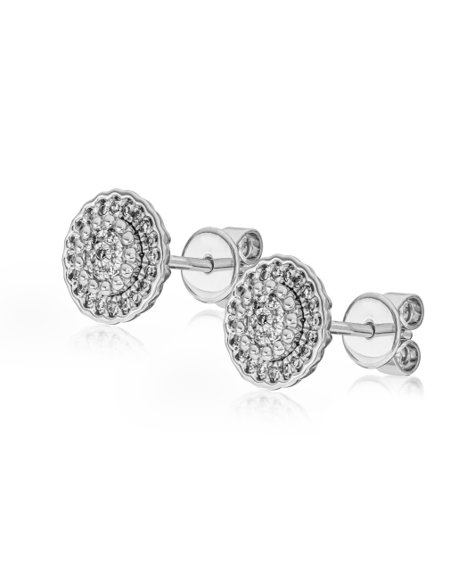 White Gold earrings with diamonds