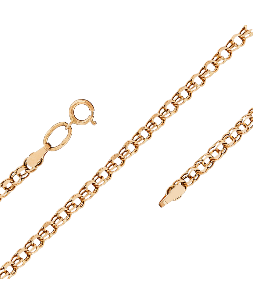 Auksinė grandinėlė "Bismark" 3mm  - Goldinga