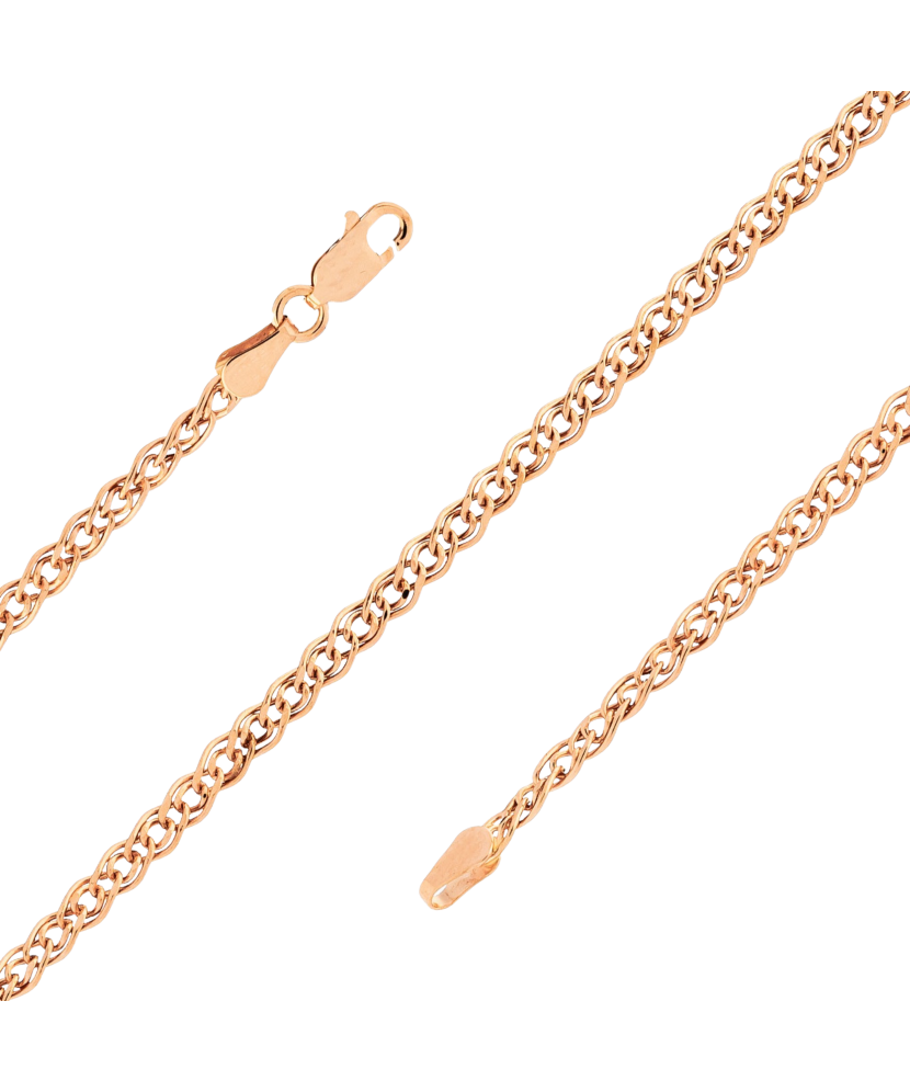 Gold bracelet "Mona Liza" 3.6mm