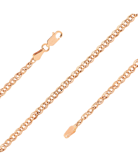 Gold bracelet "Mona Liza" 3.6mm