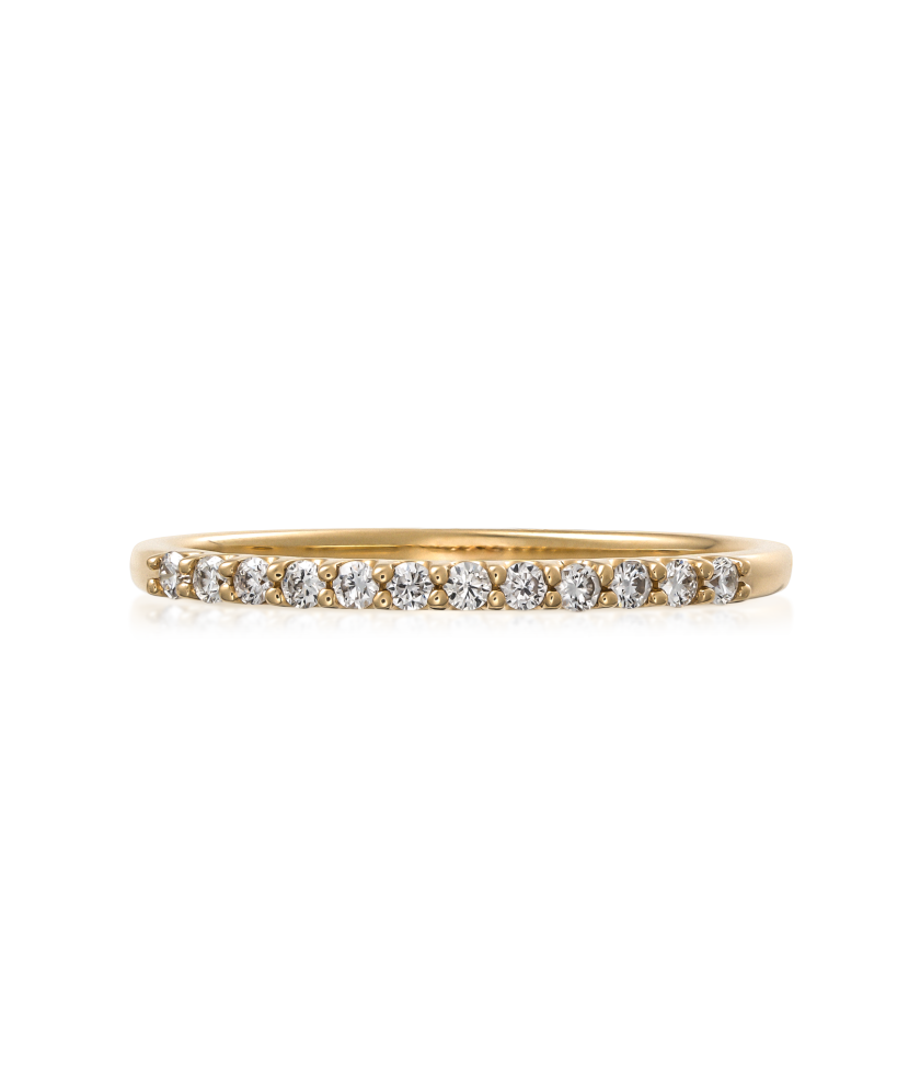 Yellow Gold ring with diamonds