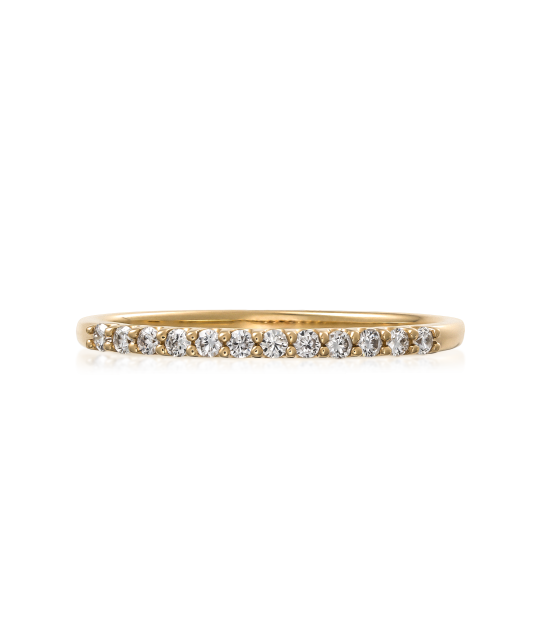 Yellow Gold ring with diamonds