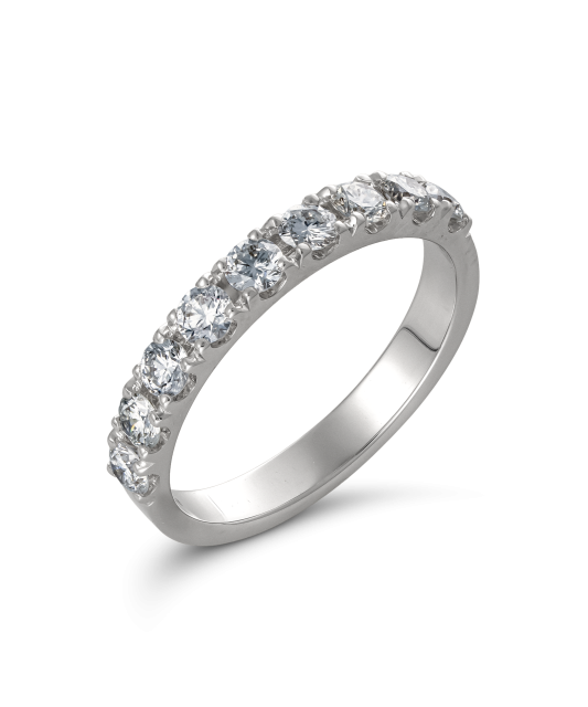 White gold ring with diamonds (0.78ct)