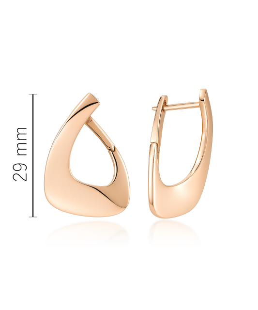 Gold earrings