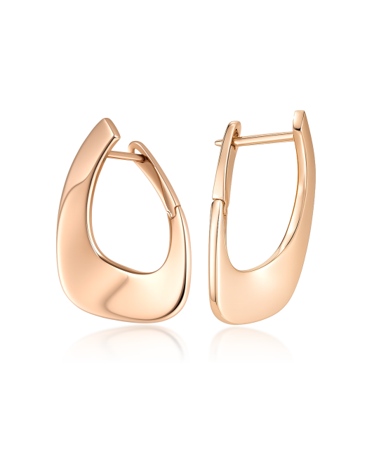 Gold earrings