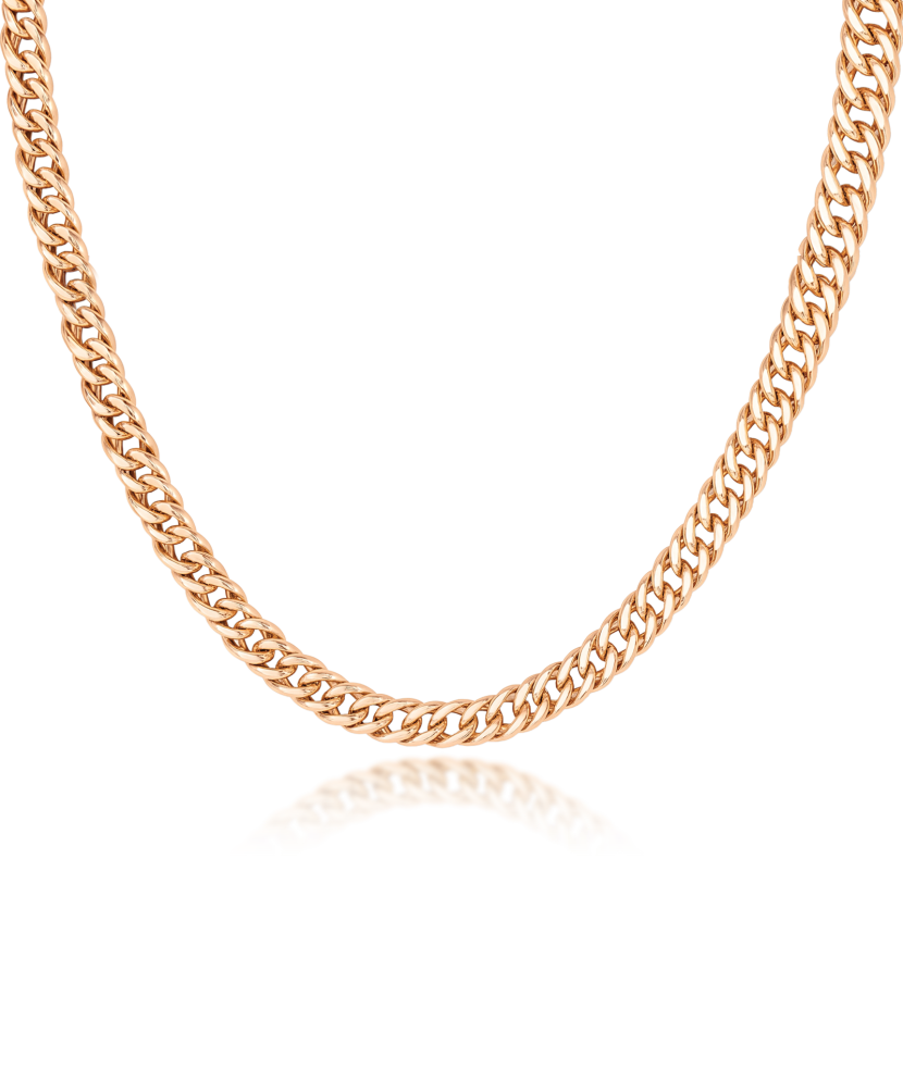 Gold chain "Curb" 4.2mm