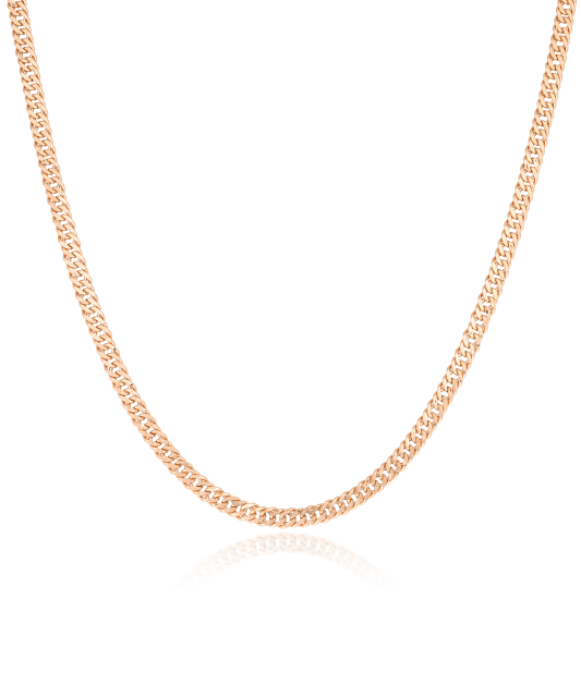 Gold chain "Curb" 3.1mm