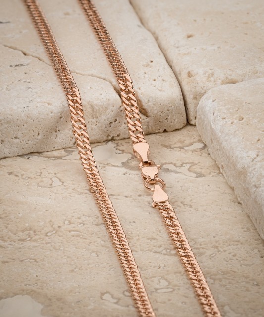 Kultainen kaulakoru "Curb" 3.1mm  - Goldinga