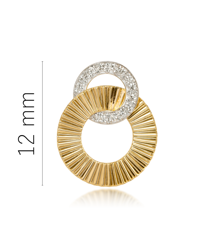 Yellow Gold pendant with diamonds