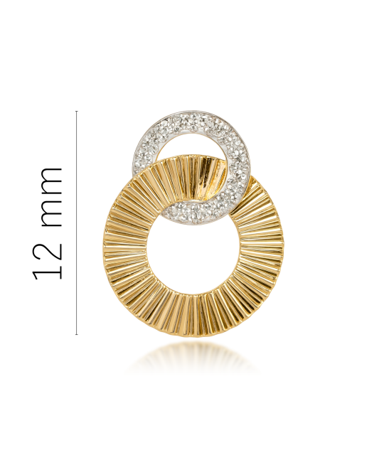 Yellow Gold pendant with diamonds