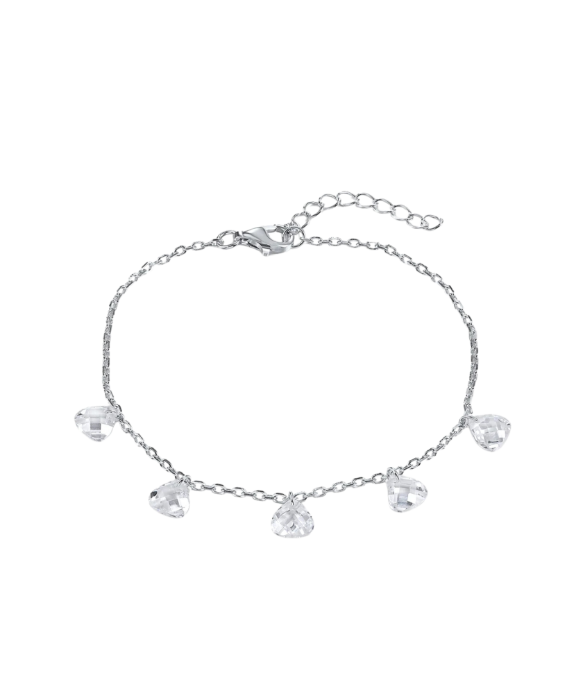 Sterling Silver bracelet with zircons