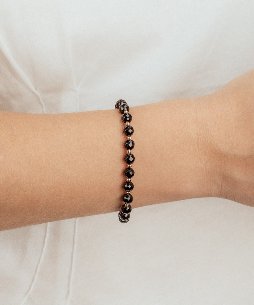 Auksinė apyrankė su oniksais  - Goldinga