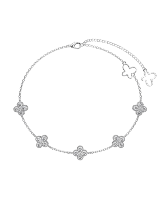 Sterling Silver bracelet with zircons