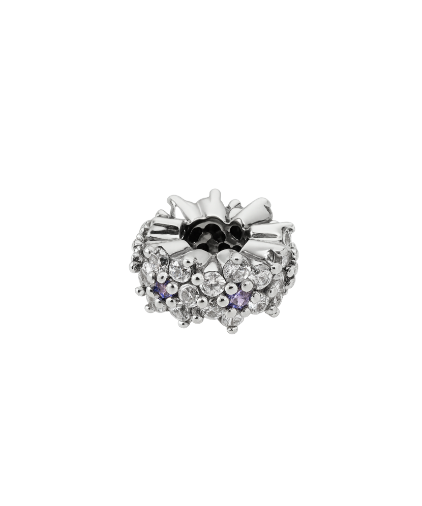 Sterling silver pendant with zircons