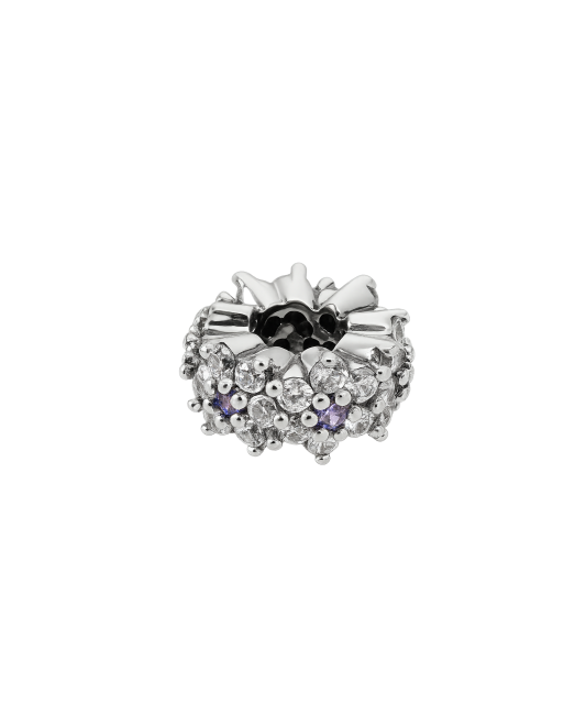 Sterling silver pendant with zircons