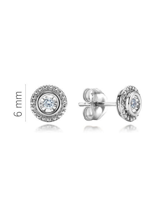 White Gold earrings with diamonds