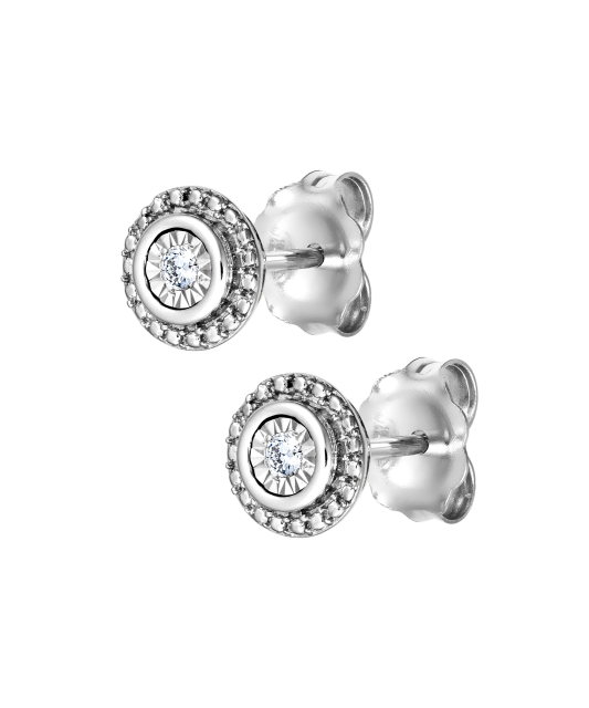 White Gold earrings with diamonds