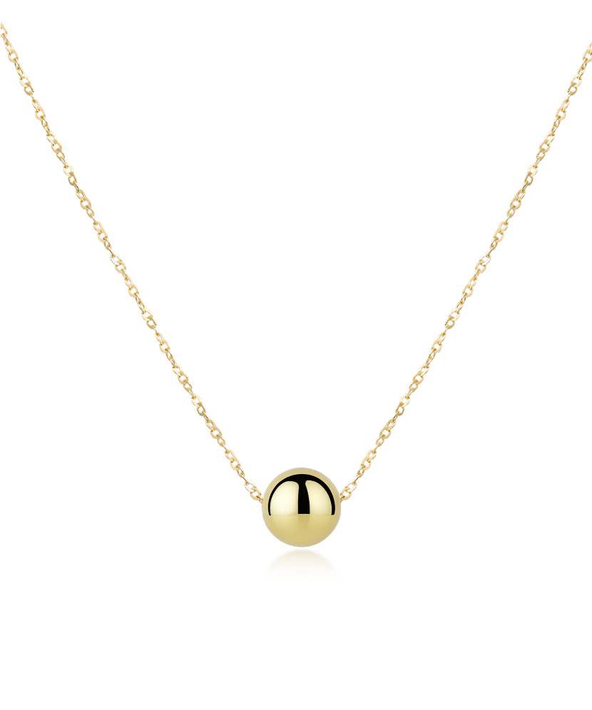 Yellow gold chain with pendant