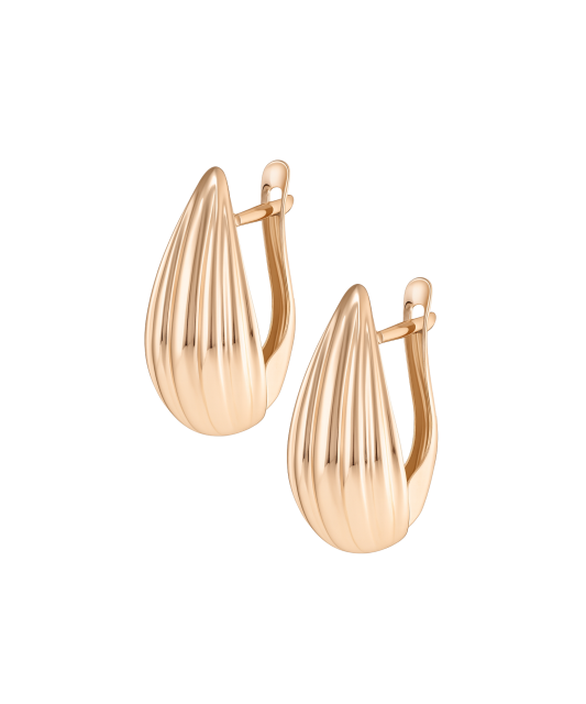 Gold earrings