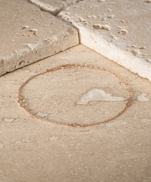 Gold bracelet "infinity"