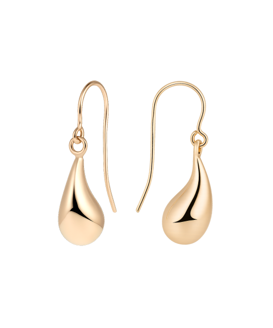 Gold earrings