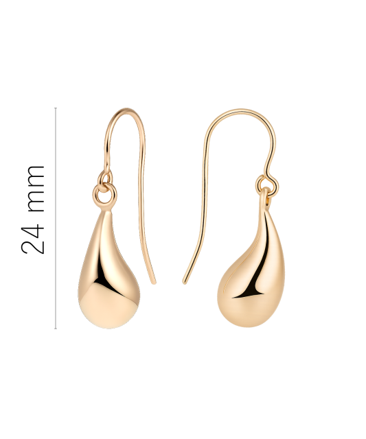 Gold earrings