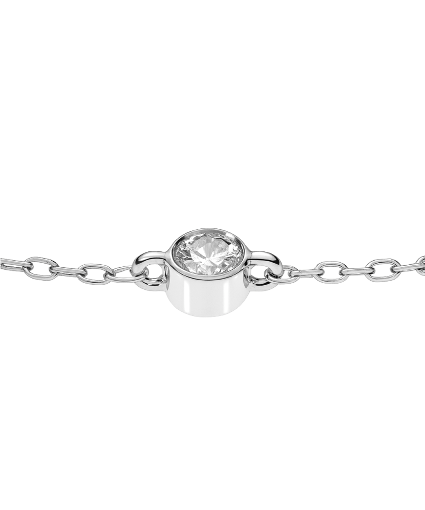 White gold bracelet with diamonds