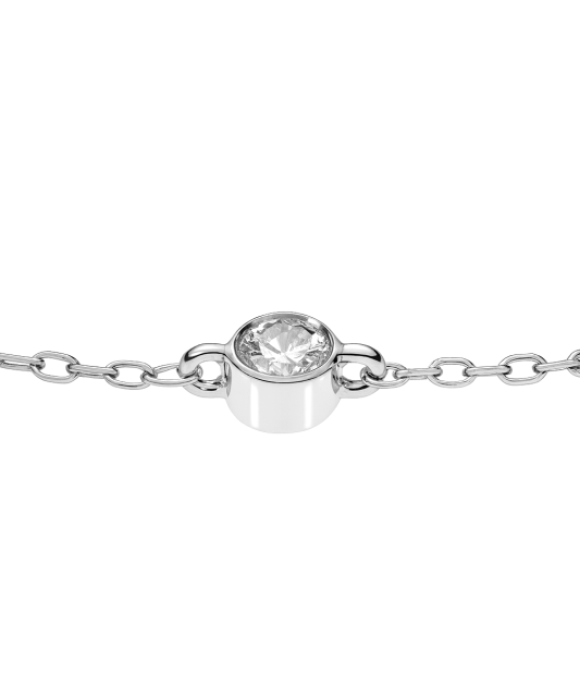 White gold bracelet with diamonds