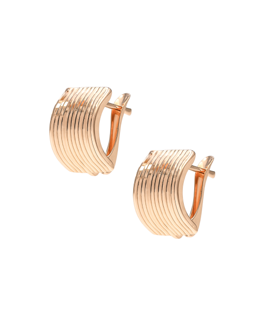 Gold earrings