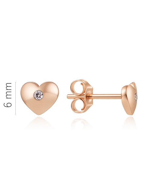 copy of Yellow Gold earrings with diamonds