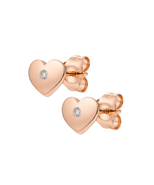 copy of Yellow Gold earrings with diamonds