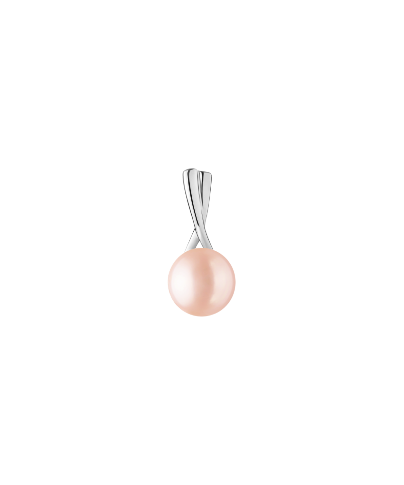 Sterling silver pendant with pearl