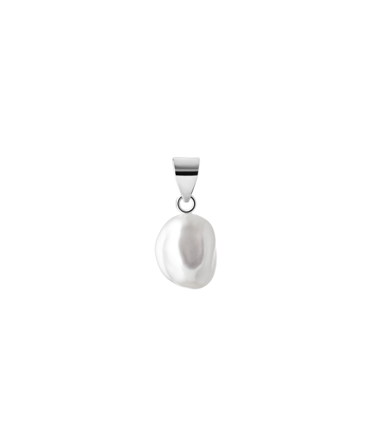 Sterling silver pendant with pearl