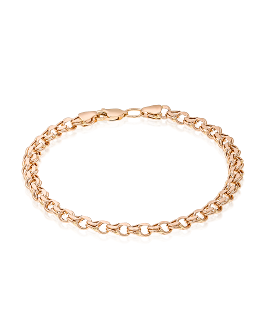 Gold bracelet "Bismark" 4.8mm