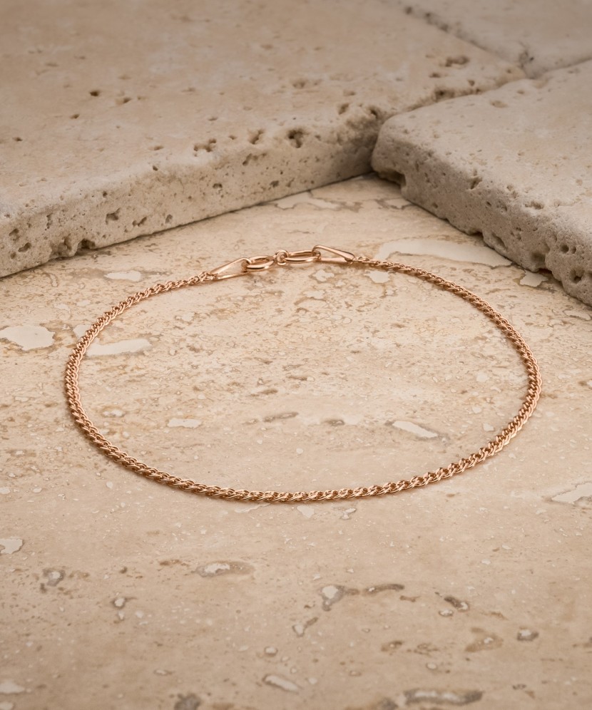 Kultainen rannekoru "Mona Liza" 1.7mm