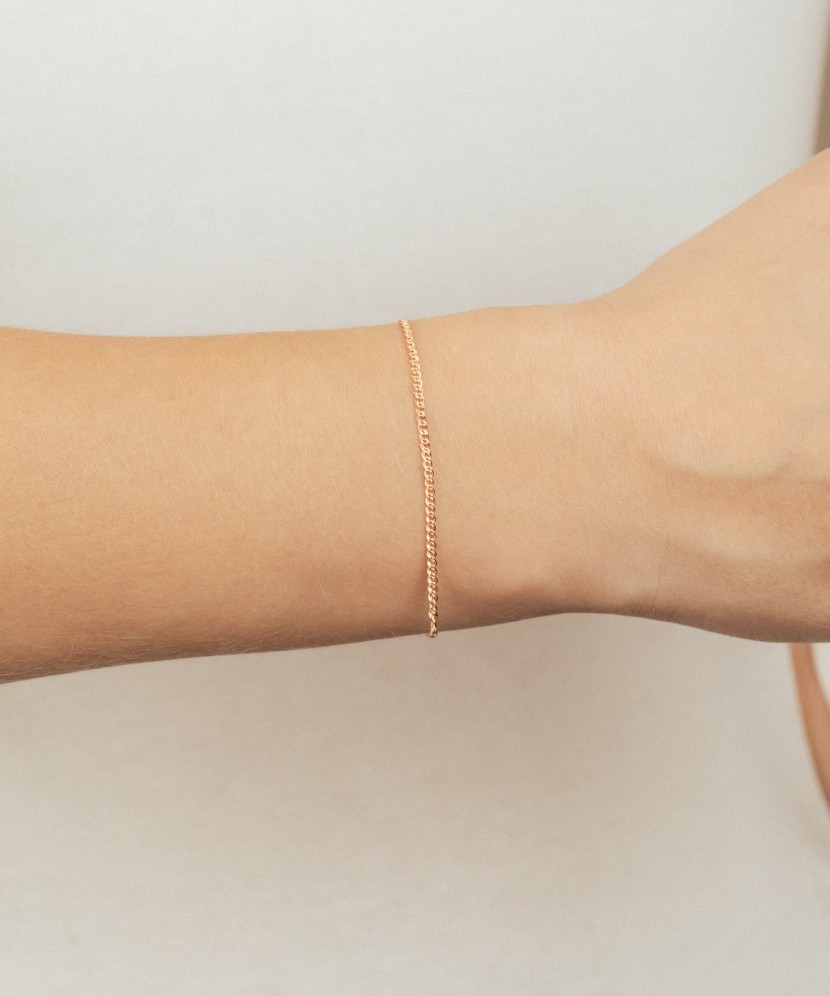 Gold bracelet "Mona Liza" 1.7mm